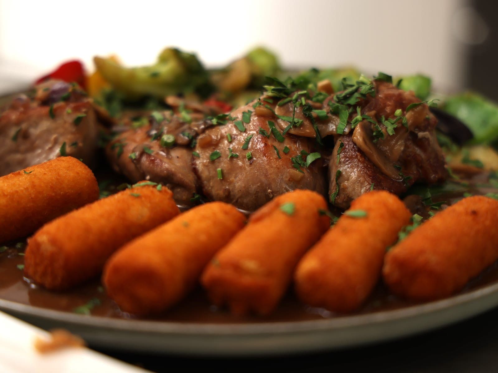 Goldbraune Kroketten